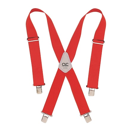 Clc Work Gear CLC 4 in. L X 2 in. W Nylon Suspenders Red 1 pair 110RED
